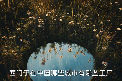 西門子在中國哪些城市有哪些工廠