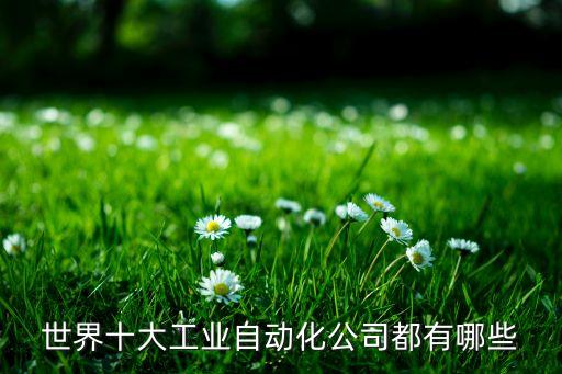 世界十大工業(yè)自動化公司都有哪些