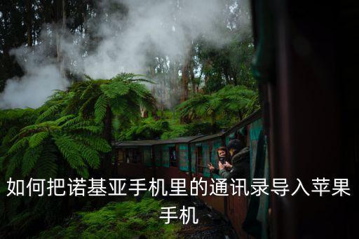 諾基亞 數(shù)據(jù) 蘋果,如何將手機通訊錄復制到蘋果手機中?
