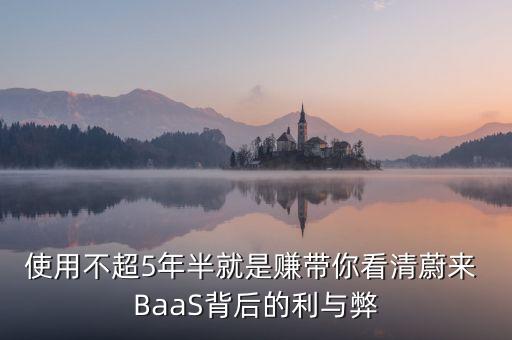 使用不超5年半就是賺帶你看清蔚來 BaaS背后的利與弊