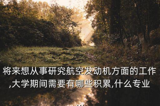 航空發(fā)動機自動化設備,自動化專業(yè)能否考北航飛機制造專業(yè)?