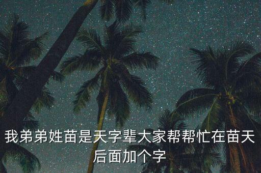 苗天，為什么苗天送羊城第一莊給黎濟民