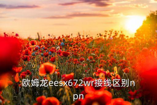 歐姆龍eesx672wr接線區(qū)別npn