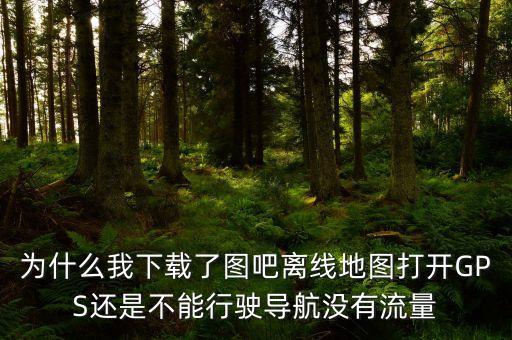 為什么我下載了圖吧離線地圖打開GPS還是不能行駛導(dǎo)航?jīng)]有流量