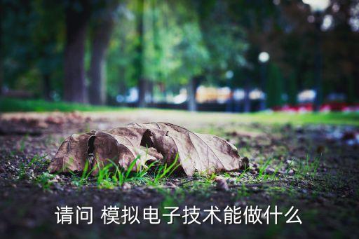 模擬電子,模擬電子技術(shù)和數(shù)字電子之別