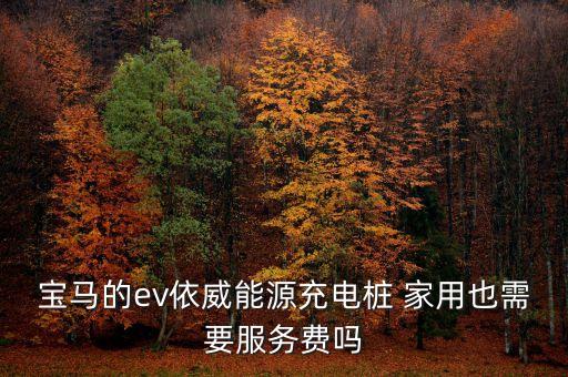 依威能源，寶馬的ev依威能源充電樁 家用也需要服務(wù)費嗎