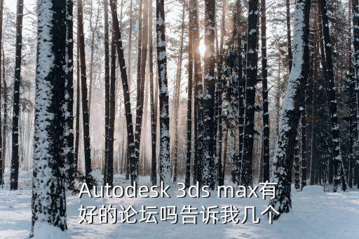 3dmax論壇，煩請(qǐng)誰知道有好的3DMAX論壇網(wǎng)壇