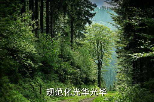 規(guī)范化光華光華