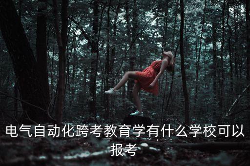 電氣自動(dòng)化跨考教育學(xué)有什么學(xué)?？梢詧?bào)考