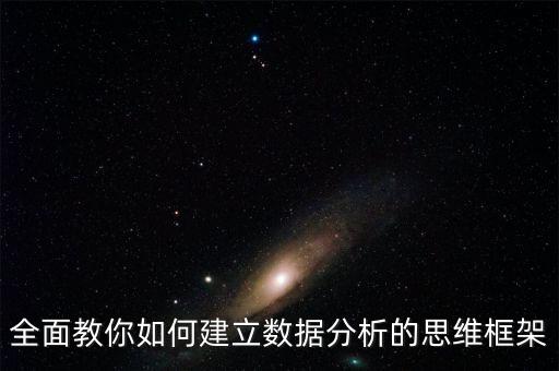 全面教你如何建立數(shù)據(jù)分析的思維框架