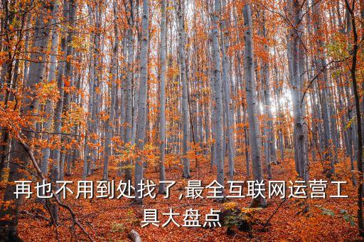 互聯(lián)網(wǎng)數(shù)據(jù)分析工具,盤點互聯(lián)網(wǎng)創(chuàng)業(yè)必備20個工具盤點