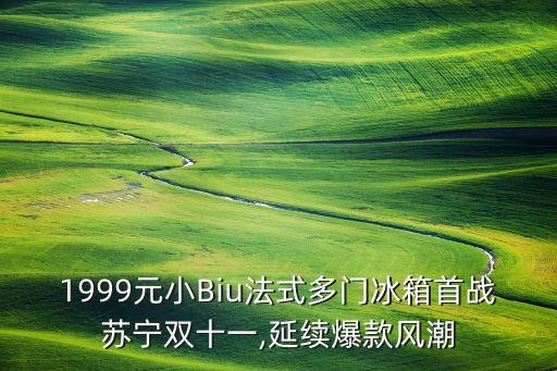 1999元小Biu法式多門冰箱首戰(zhàn)蘇寧雙十一,延續(xù)爆款風(fēng)潮