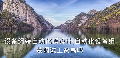 東莞設(shè)備組裝自動化程設(shè)計,自動化設(shè)備組裝調(diào)試工資高嗎