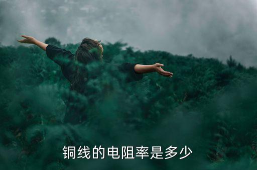 銅線的電阻率是多少