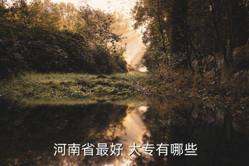 河南大專電氣自動化那個好