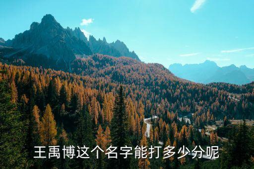 王禹博，給小孩起什么名字好聽請大家?guī)兔瞎胀踝詈煤竺嬗袀€博字謝