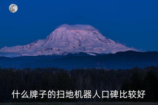 什么牌子的掃地機器人口碑比較好