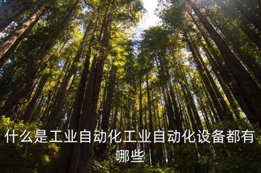 什么是工業(yè)自動(dòng)化工業(yè)自動(dòng)化設(shè)備都有哪些