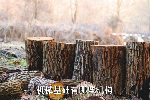 機(jī)械機(jī)構(gòu)，機(jī)械基礎(chǔ)有哪些機(jī)構(gòu)
