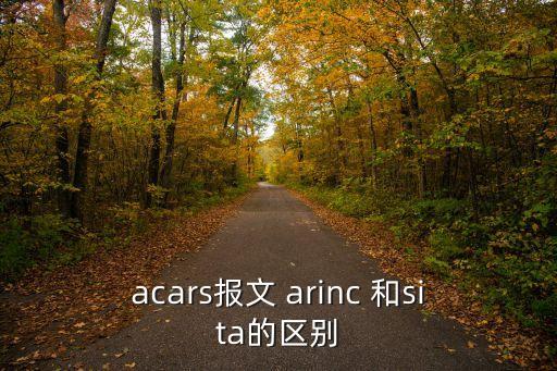 ARINC，acars報文 arinc 和sita的區(qū)別