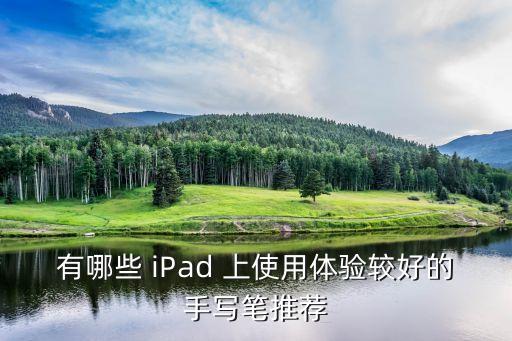 有哪些 iPad 上使用體驗(yàn)較好的手寫筆推薦