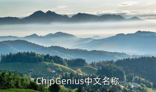 chipgenius，ChipGenius中文名稱