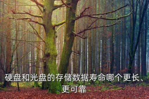 硬盤和光盤的存儲(chǔ)數(shù)據(jù)壽命哪個(gè)更長、更可靠