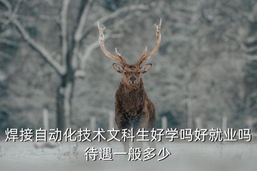 焊接自動化技術(shù)文科生好學(xué)嗎好就業(yè)嗎待遇一般多少