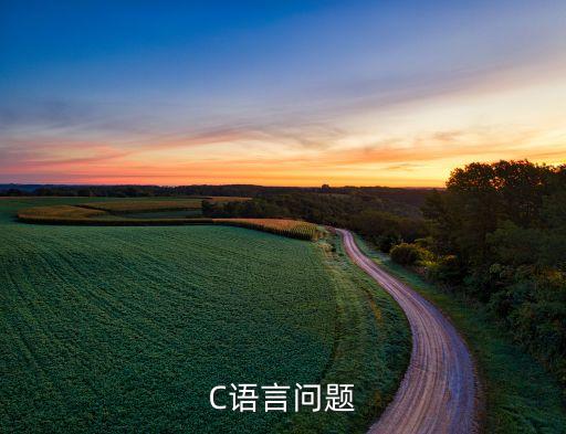 C語(yǔ)言問(wèn)題