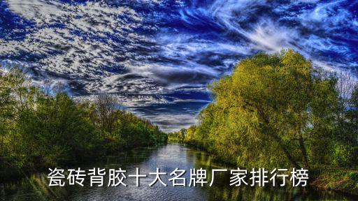 瓷磚背膠十大名牌廠家排行榜