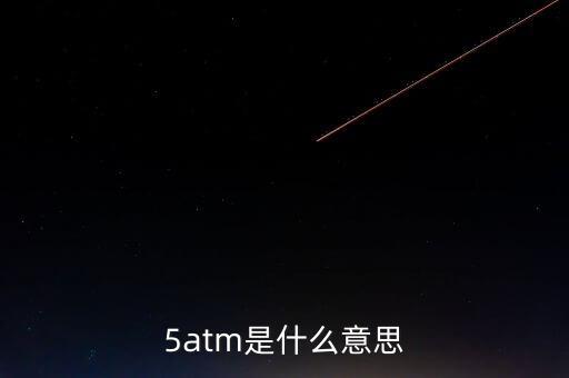 5atm防水，5atmwater resistant什么意思