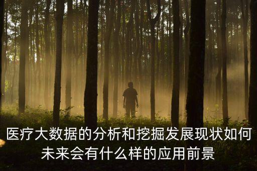 醫(yī)療大數(shù)據(jù)的分析和挖掘發(fā)展現(xiàn)狀如何未來會有什么樣的應(yīng)用前景