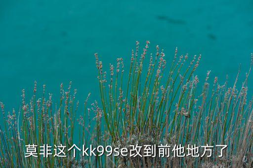 莫非這個kk99se改到前他地方了