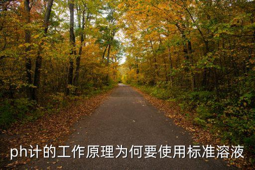 ph計的工作原理為何要使用標準溶液