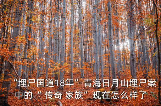 “埋尸國道18年”青海日月山埋尸案中的“ 傳奇 家族”現(xiàn)在怎么樣了