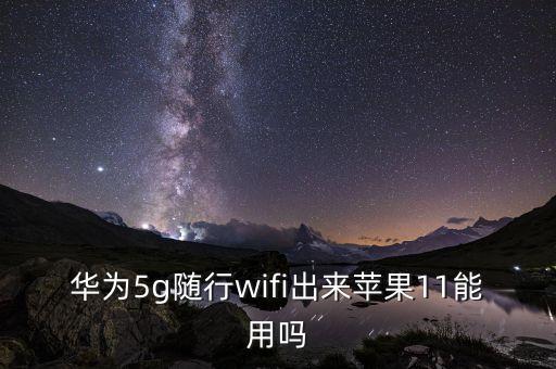 華為5g隨行wifi出來蘋果11能用嗎