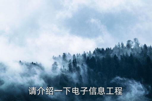 請(qǐng)介紹一下電子信息工程