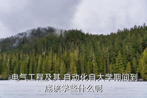 大二電氣自動化專業(yè)學什么,學電氣自動化專業(yè)可以進入哪些公司