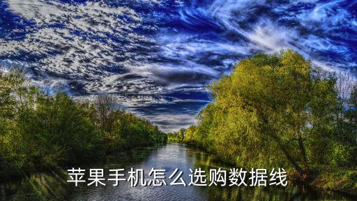 蘋果手機(jī)怎么選購數(shù)據(jù)線