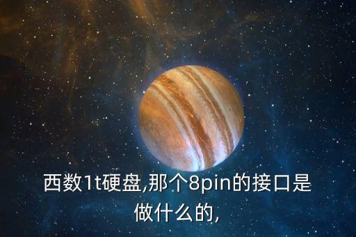 西數(shù)1t硬盤,那個(gè)8pin的接口是做什么的,