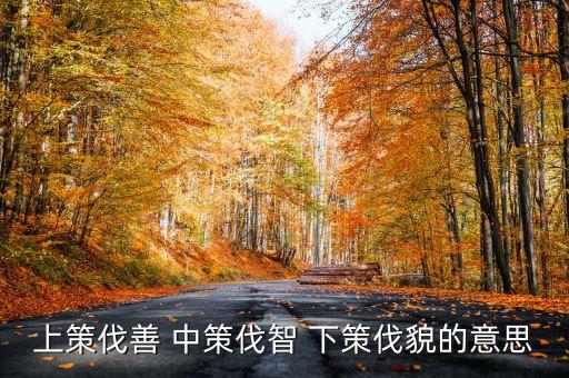 上策，上策的意思是什么