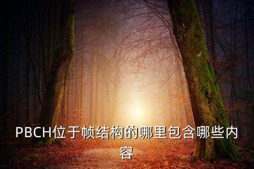 pbch，如何理解lte中PBCH周期40ms每10ms重復(fù)發(fā)送一次