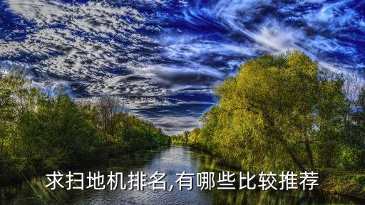 求掃地機(jī)排名,有哪些比較推薦