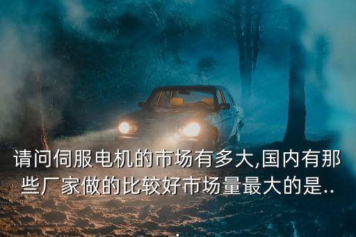 請(qǐng)問伺服電機(jī)的市場(chǎng)有多大,國(guó)內(nèi)有那些廠家做的比較好市場(chǎng)量最大的是...