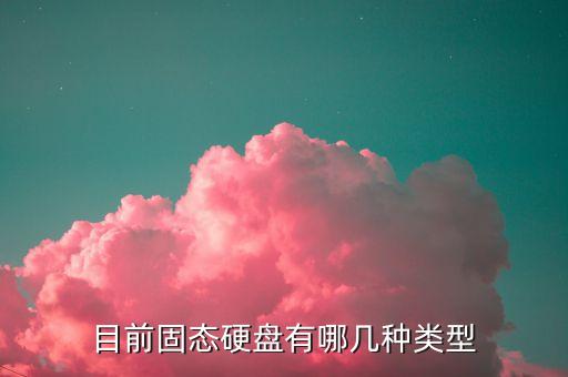 目前固態(tài)硬盤有哪幾種類型