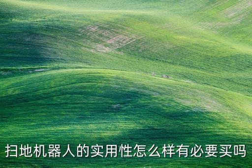 掃地機(jī)器人的實(shí)用性怎么樣有必要買嗎