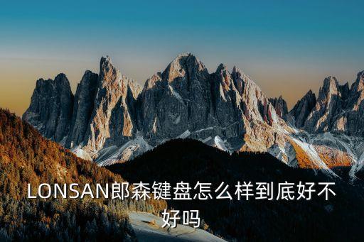 LONSAN郎森鍵盤怎么樣到底好不好嗎