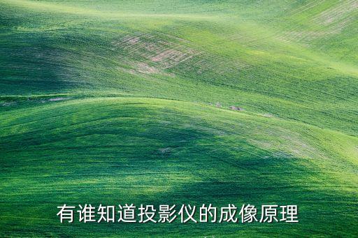 投影儀的成像原理，有誰知道投影儀的成像原理