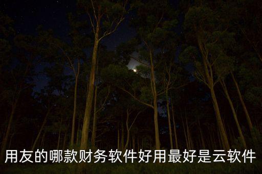 用友的哪款財務軟件好用最好是云軟件