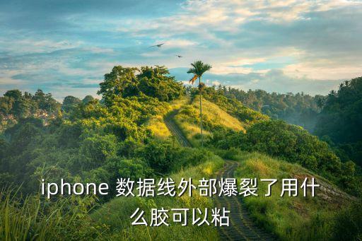 iphone 數(shù)據(jù)線外部爆裂了用什么膠可以粘